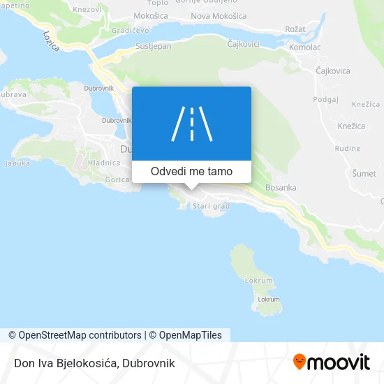 Karta Don Iva Bjelokosića