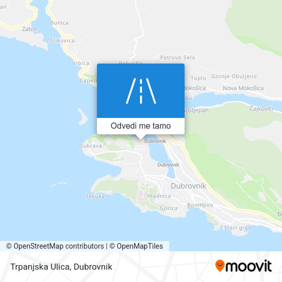 Karta Trpanjska Ulica