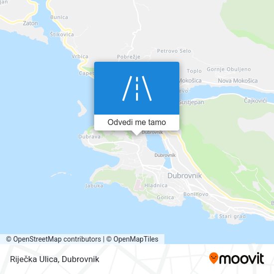 Karta Riječka Ulica