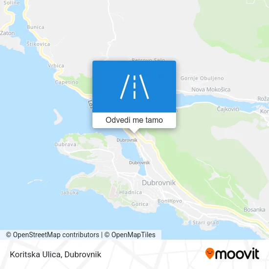 Karta Koritska Ulica