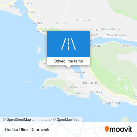 Karta Oraška Ulica