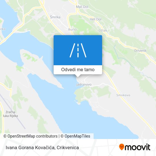 Karta Ivana Gorana Kovačića