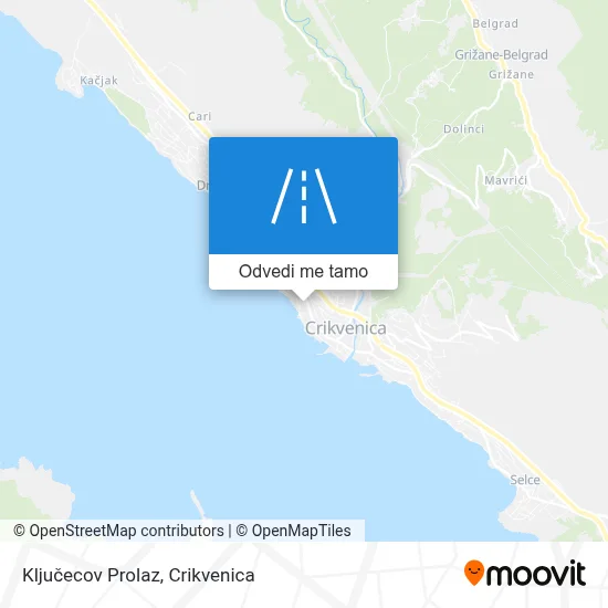 Karta Ključecov Prolaz