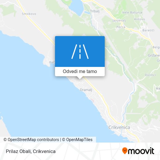 Karta Prilaz Obali