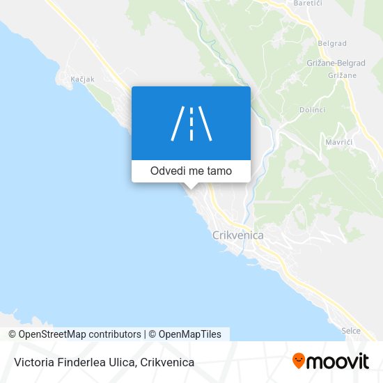 Karta Victoria Finderlea Ulica