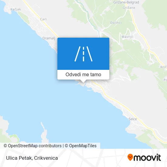Karta Ulica Petak