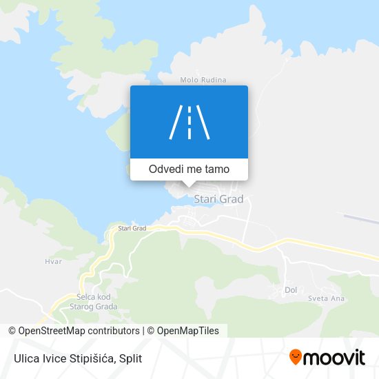 Karta Ulica Ivice Stipišića