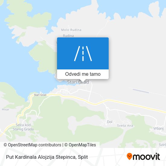 Karta Put Kardinala Alojzija Stepinca