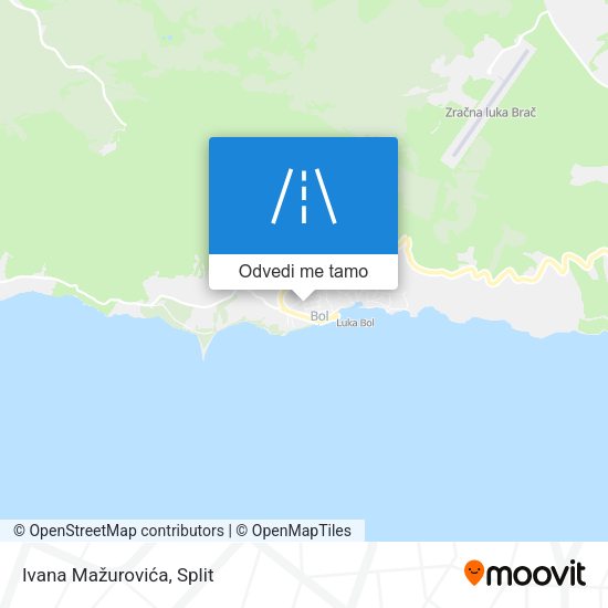 Karta Ivana Mažurovića