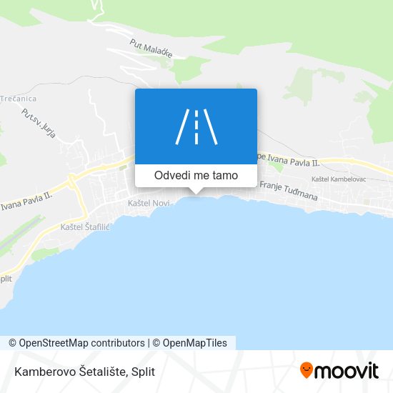 Karta Kamberovo Šetalište