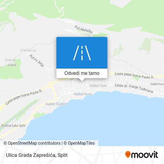 Karta Ulica Grada Zaprešića