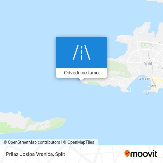 Karta Prilaz Josipa Vranića