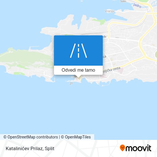 Karta Katalinićev Prilaz