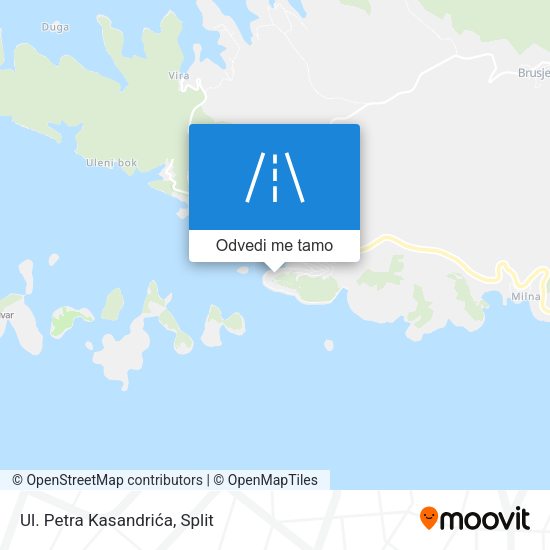 Karta Ul. Petra Kasandrića