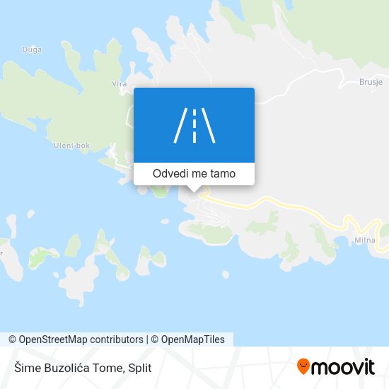 Karta Šime Buzolića Tome