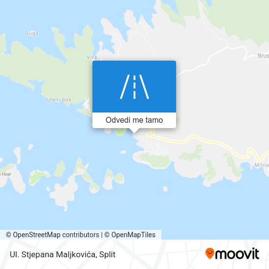 Karta Ul. Stjepana Maljkovića