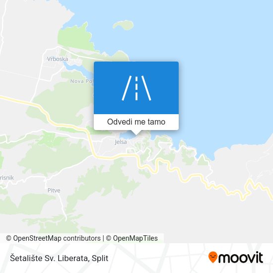 Karta Šetalište Sv. Liberata