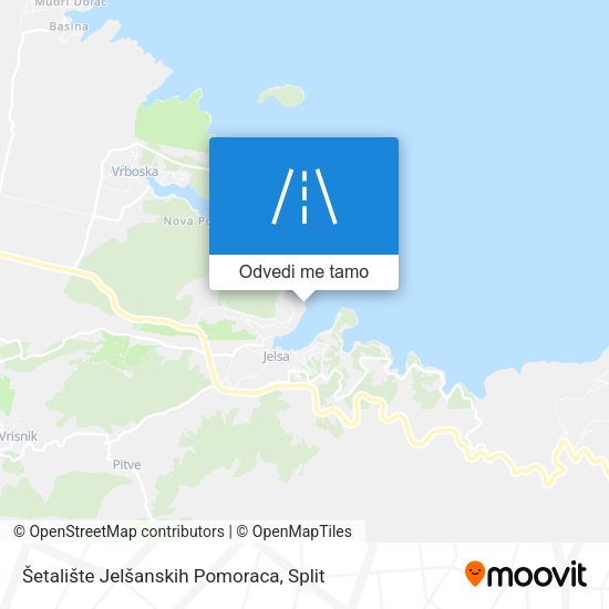Karta Šetalište Jelšanskih Pomoraca
