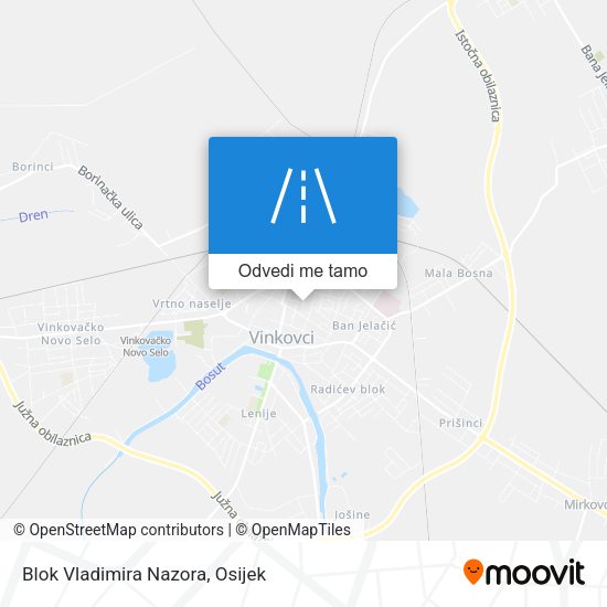 Karta Blok Vladimira Nazora