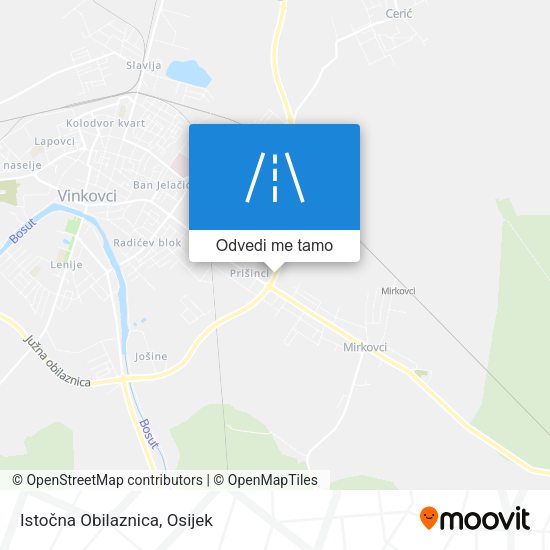 Karta Istočna Obilaznica