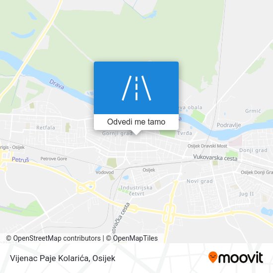 Karta Vijenac Paje Kolarića