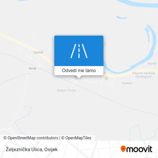 Karta Željeznička Ulica