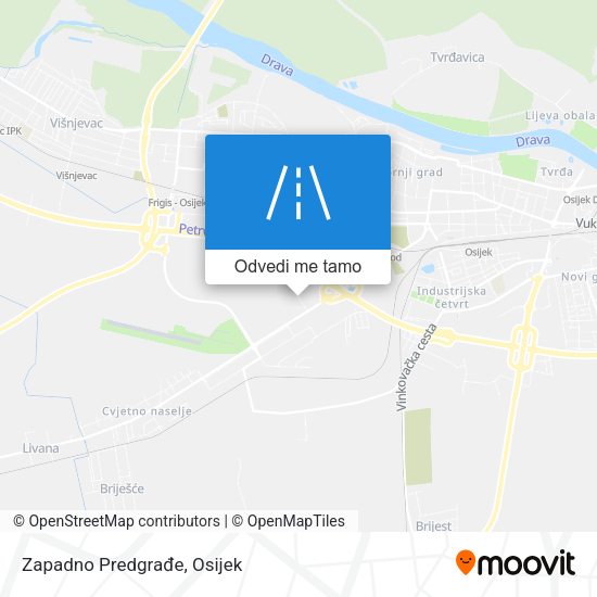 Karta Zapadno Predgrađe