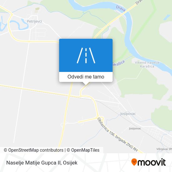 Karta Naselje Matije Gupca II