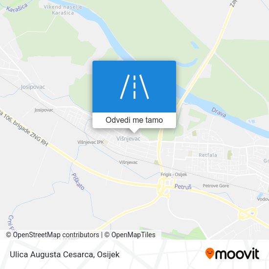 Karta Ulica Augusta Cesarca