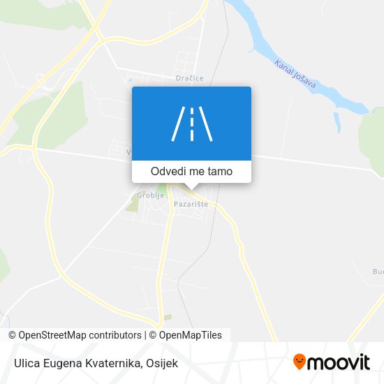 Karta Ulica Eugena Kvaternika