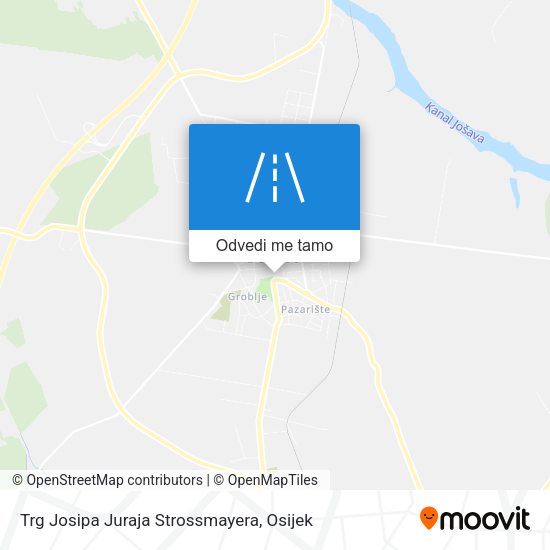 Karta Trg Josipa Juraja Strossmayera