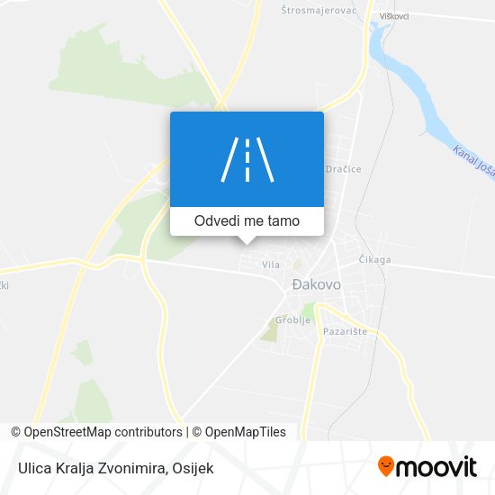 Karta Ulica Kralja Zvonimira