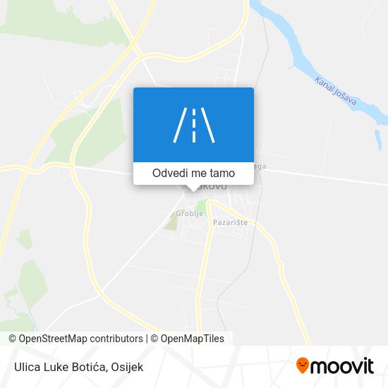 Karta Ulica Luke Botića