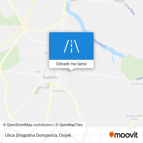 Karta Ulica Dragutina Domjanića