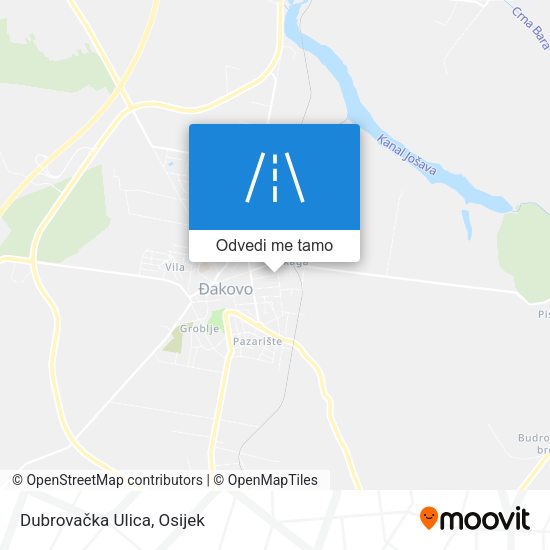 Karta Dubrovačka Ulica