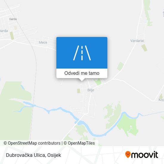 Karta Dubrovačka Ulica