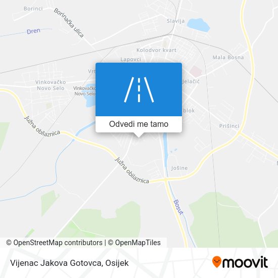 Karta Vijenac Jakova Gotovca