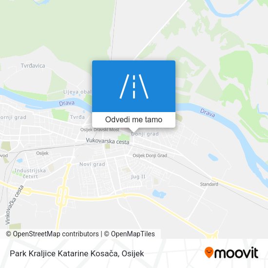Karta Park Kraljice Katarine Kosača
