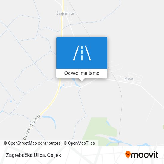Karta Zagrebačka Ulica