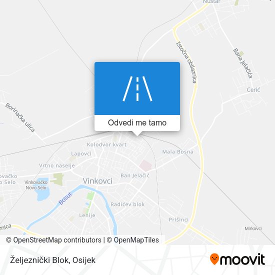 Karta Željeznički Blok