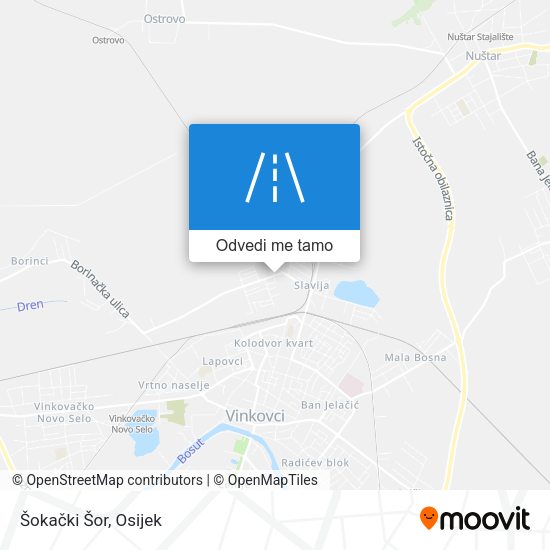 Karta Šokački Šor