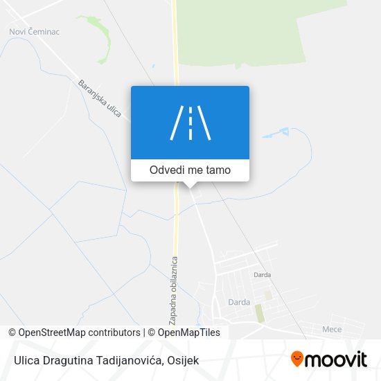 Karta Ulica Dragutina Tadijanovića