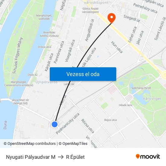 Nyugati Pályaudvar M to R Épület map