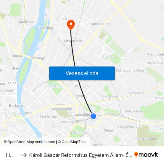 Iii. Kapu to Károli Gáspár Református Egyetem Állam- És Jogtudományi Kar map