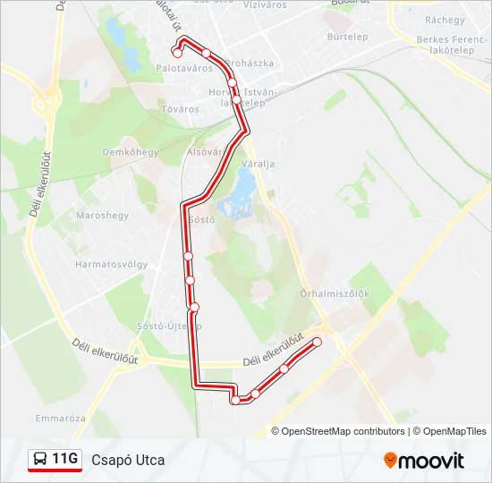 11G  Line Map