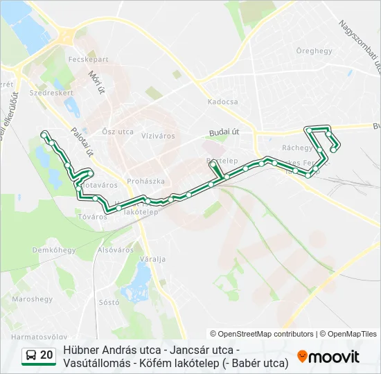 20  Line Map