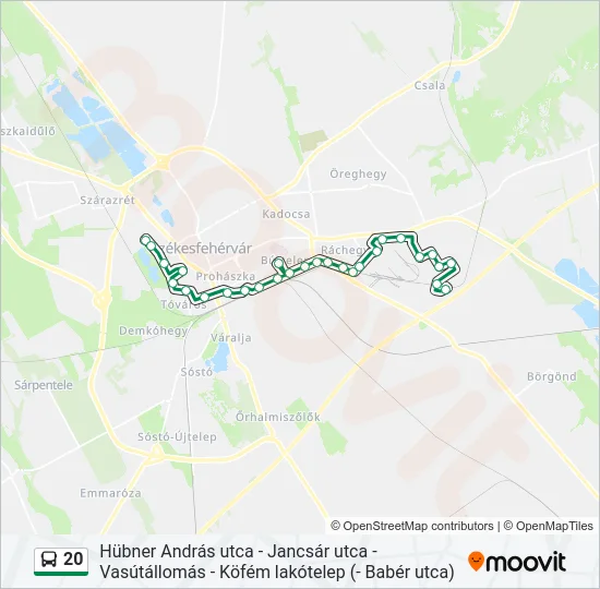 20  Line Map