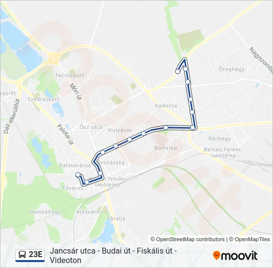 23E  Line Map