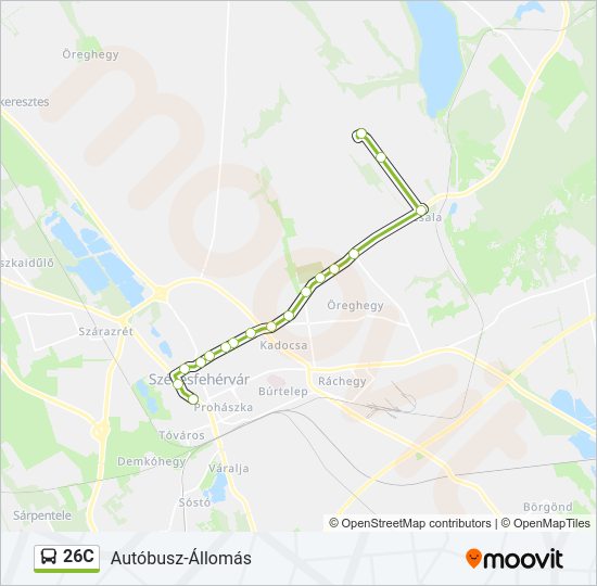 26C  Vonal Térkép