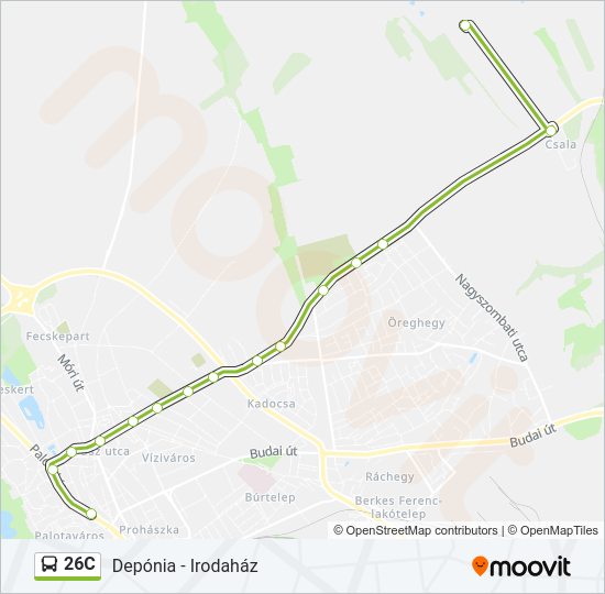 26C  Vonal Térkép